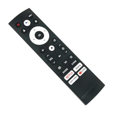 Imagem de Controle remoto substituído por voz ERF3AE90H - ALLIMITY - compatível com controle remoto Hisense Android TV ERF3AE90H