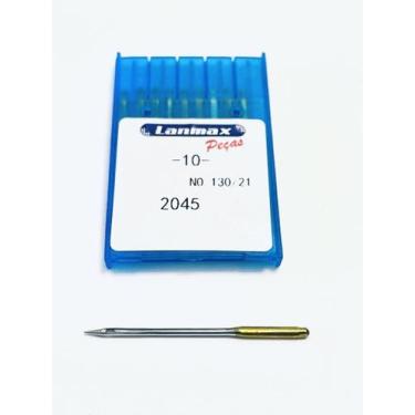 Imagem de Agulha para Máquina Doméstica 2045 Nº 21 Lanmax - Pct 10 Unidades
