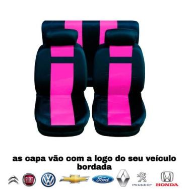 Imagem de capa para banco automotivo em tecido nylon cor rosa para corsa 98 - ki