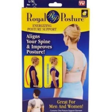 Imagem de corretor postural, colete, cinta para correção postural - royal postur