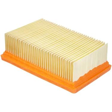 Imagem de Kärcher Filtro plissado plano para aspirador de pó seco e úmido Karcher – Compatível com aspiradores WD 4, WD 5/P e WD 6 P S Wet Dry Vacs – Filtro reutilizável