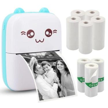 Imagem de Impressora Térmica Portátil Bluetooth Vicbear Mini