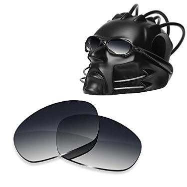 Imagem de ToughAsNails Lentes de reposição para óculos de sol Oakley Juliet - HyperVision Plus Cinza Gradiente - Polarizadas