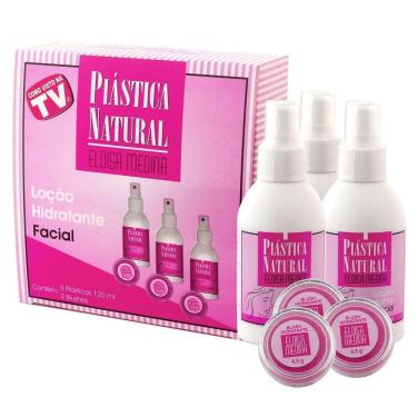 Imagem de Plástica Natural Eloisa Medina Rejuvenescedor Facial 120ml Kit Com 3