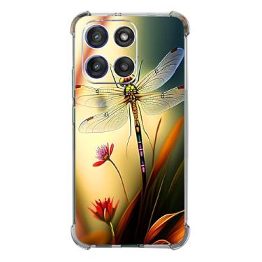 Imagem de Beaucov Capa para Moto G Stylus 2025, capa colorida com proteção contra quedas de libélula à prova de choque, capa protetora de corpo inteiro resistente a arranhões para Motorola Moto G Stylus 2025