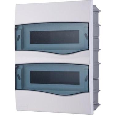 Imagem de Quadro de Distribuição de Embutir 24 DIN ou 16 NEMA Tramontina com Por