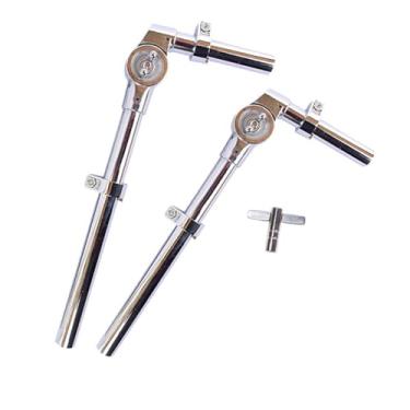 Imagem de menolana Suporte de bateria Suporte de de tom de de instrumento musical Acessórios de substituição Grampo de percussão de montagem para show de prática, 2 Peças