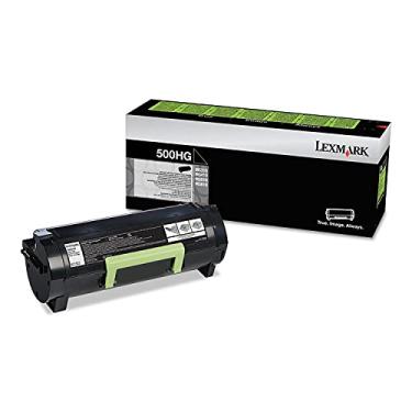 Imagem de Lexmark Cartucho de toner 50F0H0G 500HG MS310 MS312 MS315 MS410 MS415 MS510 MS610 (preto) em embalagem de varejo