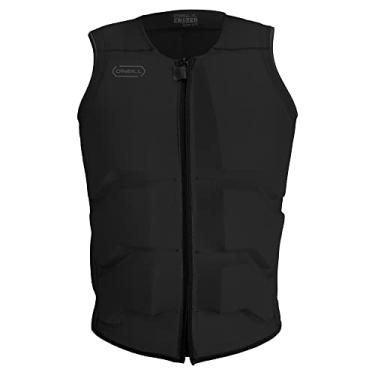 Imagem de O'Neill Wetsuits Colete de competição masculino padrão Cruzer com zíper frontal, preto/preto, GG