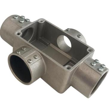 Imagem de Condulete Tipo X 3 Polegadas Em Alumínio Sem Rosca Sieg Parafusos Incl