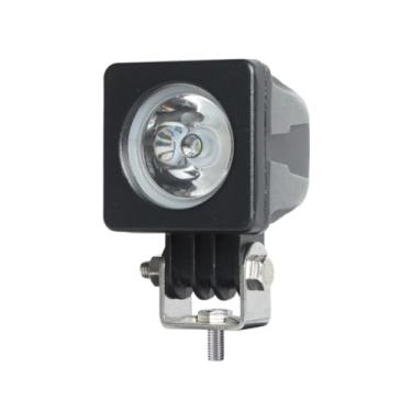 Imagem de Farol LED Auxiliar Quadrado, 10W, 1 LED, Iluminação 12-24V