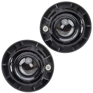 Imagem de TRQ Conjunto de faróis de neblina compatível com 05-07 Buick LaCrosse 04-07 Rainier 05-10 Chevrolet Cobalt 05-08 Colorado 05-06 Equinox GMC Canyon 07-09 Pontiac G5 05-09 G6 Grand Prix Saab 9-7x