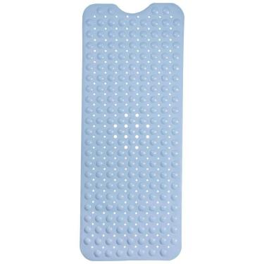 Imagem de Tapete de Banheira Antiderrapante 101 x 40 cm, ENKOSI Bath Mat, Azul Claro
