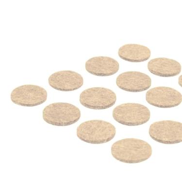 Imagem de Protetor Feltro Auto Adesivo Redondo 2,5cm Móveis Pé Cadeira Mesa(Bege, redondo)