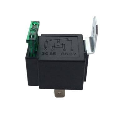 Imagem de 1 relé autofusível para carro 12V 24V NO com fusível traseiro de ferro 30A