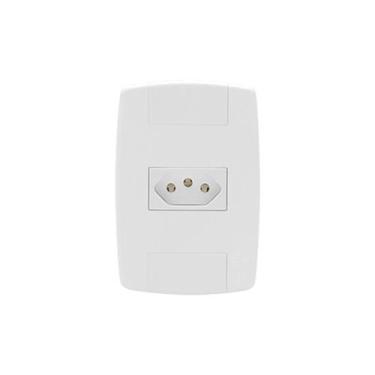 Imagem de Conjunto Tomada Simples 20A 250V Ilumi Lev Branco