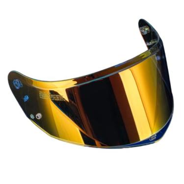 Imagem de Ysyqkn Viseira para Capacete, Viseira para Capacete, Lente Antirrisco, Acessórios, para-, Substituição Direta para FF808, Aurora Vermelha