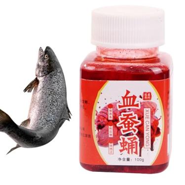 Imagem de Isca de pesca, isca de peixe molhado - atrativo de peixe perfumado para robalo de água doce, truta, lago, banco, barco, pescador, lagoa