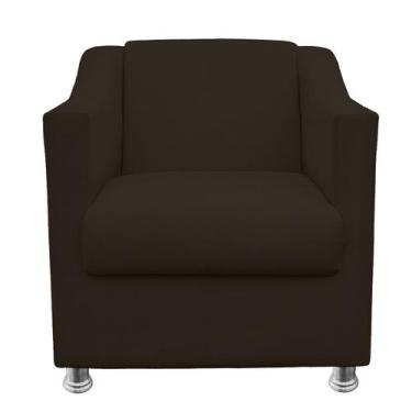 Imagem de Poltrona Gabi para Sala e Quarto Suede - LH Decor - Los Hermanos Decor