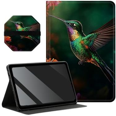 Imagem de Capa fina para Samsung Galaxy Tab S6 Lite 10,4 polegadas modelo 2022/2020 + 1 almofada de limpeza de tela, capa de couro PU com suporte multiângulo, interior de TPU macio com despertar/hibernar