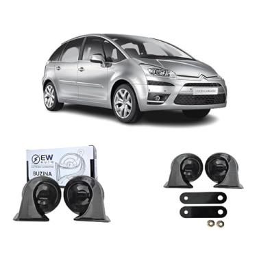 Imagem de BUZINA AUTOMOTIVA CARACOL (PAR) GRAVE/AGUDO PARA PICASSO 1996 >2012 - TIGER AUTO