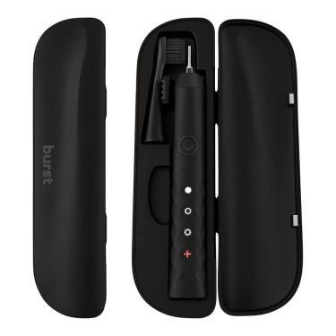 Imagem de Escova de Dentes Elétrica cm Estojo de zenamento para Viagem, BURST, Preto