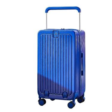 Imagem de Tourister Bagagem para PC com alça larga e abertura frontal de 26 polegadas: mala multifuncional com porta USB e separação entre seco e úmido(Yinlan,22 inches)