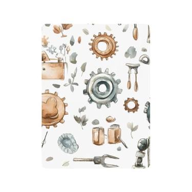 Imagem de xigua Lençol de berço de algodão robô aquarela para meninas e meninos, lençol macio e respirável adequado para berço padrão e cama de criança pequena