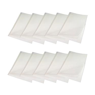 Imagem de Kit 50 Capas Encadernação Térmica Até 250 Folhas A4 Branca