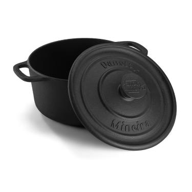 Imagem de Caçarola Redonda Estilo Ferro Panela Mineira 22x16,5cm 3,8L