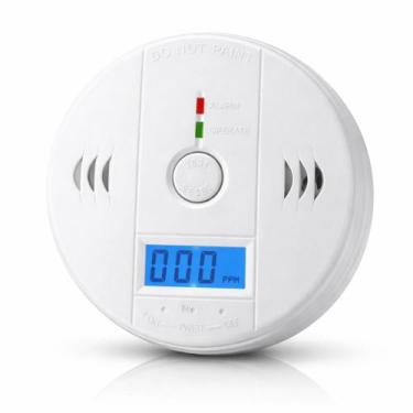 Imagem de Detector De Fumaça Digital Alarme Inteligente LCD Sem Fio - A Casa da 