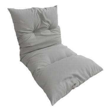 Imagem de Almofada Espreguiçadeira Futon 120x60 Cm Cadeira Sofá Pallet - Casas V