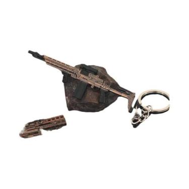 Imagem de Chaveiro Modelo De Mini Arma Areha AEK PK16 T88 VSS Sniper Em Liga, Pi