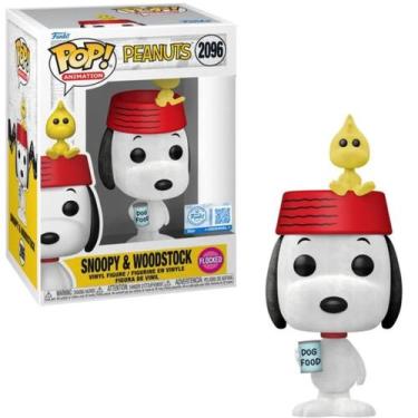Imagem de Funko Pop Snoopy Woodstock Flocked 2096 Pop! Snoopy - Candide