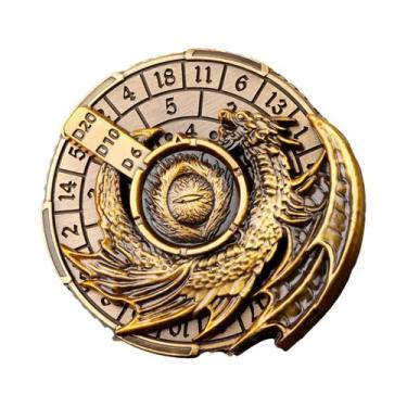 Imagem de Conjunto De Dados De Metal D+D Para Dungeons And Dragons (D&D) - Giros