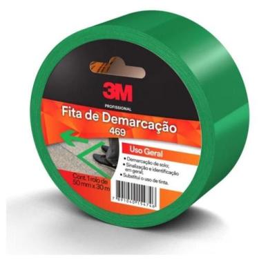 Imagem de Fita Adesiva Demarcação 50Mm X 30M Verde 3M