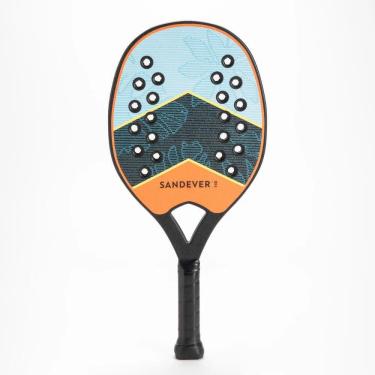 Imagem de Conjunto Beach Tennis 2 Raquetes Starter Laranja + Bola Laranja