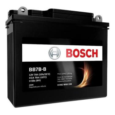 Imagem de Bateria Bosch Moto 12V 8Ah Selada AGM CBX 200 XR 200 Neo 115 Sahara 35