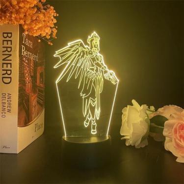 Imagem de Capa Night Light USB Overwatch Mercy Esports para PC desktop - taiyuan