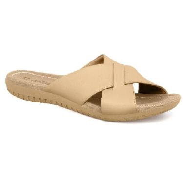 Imagem de Chinelo usaflex tira cruzada ref r1853 feminino, 37, Nude