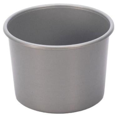 Imagem de Baldinho de Pipoca Plástico PP Ou PE 1 e 5 l Kit 20 Cinza Prata OEM