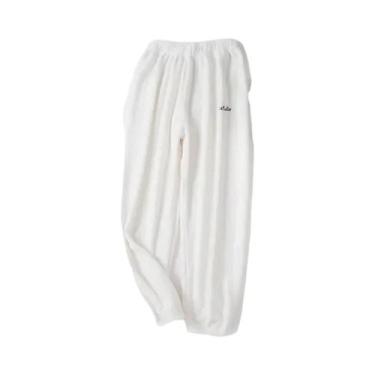 Imagem de Conjunto De Pijama Feminino De Veludo Quente Com Blusa Solta De Fleece