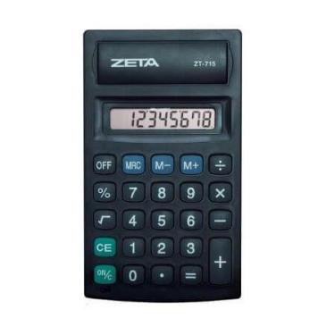Imagem de Calculadora Zeta - Zt715 8 Dígitos