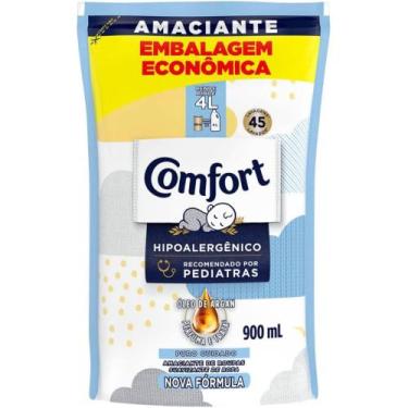 Imagem de Amaciante Concentrado Comfort Puro Cuidado Refil 900ml  Kit 3un