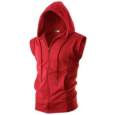 Imagem de Colete sem mangas Ohoo DCF111-VERMELHO-L