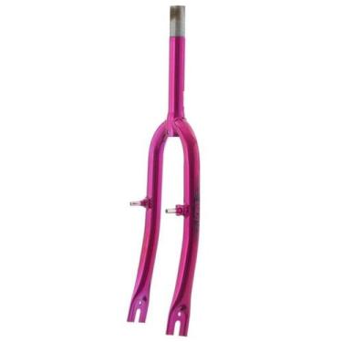 Imagem de Garfo aro 20 ultra bike em aço carbono chrome line - Ultra Bikes, Rosa