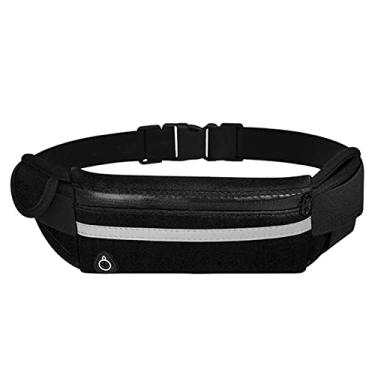 Imagem de Bolsa para celular esportiva multifuncional resistente à água para treino ao ar livre viagem casual corrida caminhada ciclismo preto