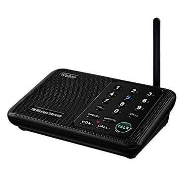 Imagem de Expansível para intercomunicadores Wuloo sem fio para casa 1,609 m de alcance 10 canais 3 código (apenas 1 unidade para o sistema de intercomunicação original expansível, não funciona sem outras unidades)
