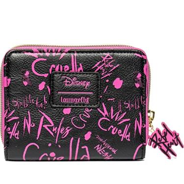 Imagem de Carteira Cruella Graffiti com zíper - Exclusiva Entertainment Earth, Moderno