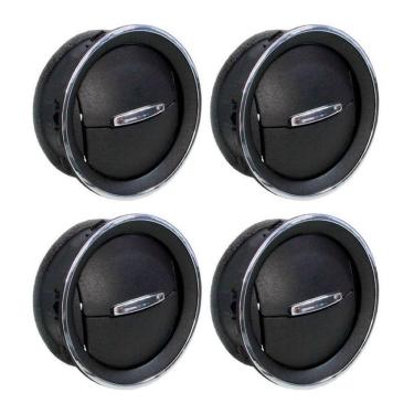 Imagem de Kit 4 Difusor Saída Ar Painel VW Saveiro G6 2013 14 15 16